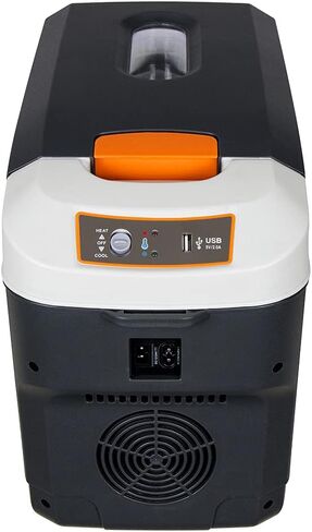United Pacific 99121 Portable 10Qt/9.5L Thermoelectric Top Loader Cooler, Electric Plug-in Cooler & Warmer for Food & Drinks, 12V DC, 110VAC - 1 Unit in Saudi Arabia