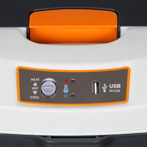 United Pacific 99121 Portable 10Qt/9.5L Thermoelectric Top Loader Cooler, Electric Plug-in Cooler & Warmer for Food & Drinks, 12V DC, 110VAC - 1 Unit in Saudi Arabia