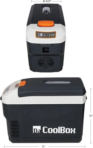 United Pacific 99121 Portable 10Qt/9.5L Thermoelectric Top Loader Cooler, Electric Plug-in Cooler & Warmer for Food & Drinks, 12V DC, 110VAC - 1 Unit in Saudi Arabia