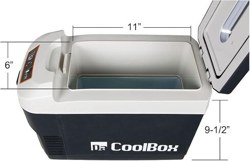 United Pacific 99121 Portable 10Qt/9.5L Thermoelectric Top Loader Cooler, Electric Plug-in Cooler & Warmer for Food & Drinks, 12V DC, 110VAC - 1 Unit in Saudi Arabia