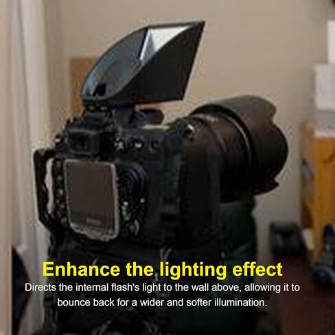 Gugxiom Flash Diffuser Reffuser ، Bend Bounce Flash Diffuser Reporector ، for Flashliption Photography Camera Speedlight in Kuwait