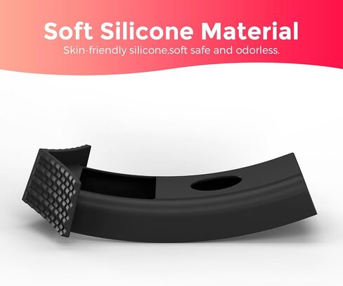 Augstci Silicone Case for Ring Battery Doorbell 2024 - Military -Brade Shockproof | IP65 مقاوم للماء | UV مقاومة - أسود in Saudi Arabia