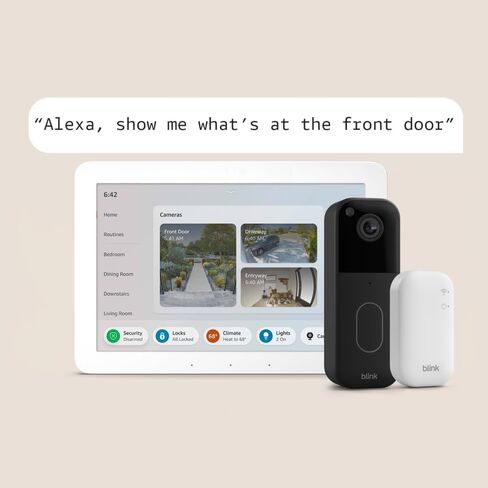 مركز صدى مع جرس Doorbell Blink Video (أحدث طراز) in Saudi Arabia