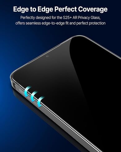 Whitestone 2PACK EA GLASS Privacy Screen Protector for Galaxy Z Fold 5 2023, Full Coverage Private Tempered Glass Shield [Easy Install] - Two Pack in Saudi Arabia