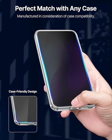 Whitestone 2PACK EA GLASS Privacy Screen Protector for Galaxy Z Fold 5 2023, Full Coverage Private Tempered Glass Shield [Easy Install] - Two Pack in Saudi Arabia