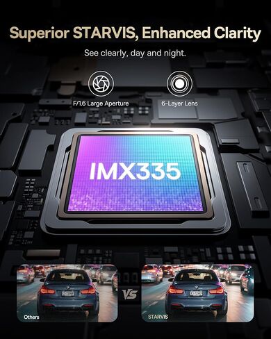 BASEUS VD1 Pro Dash Cam الأمامي والخلفي ، كاميرا اندفاعة 4K+1080P للسيارات ، وضع وقوف السيارات الخالي من الأسلاك ، Vision Starvis Night ، بطاقة 32 جيجابايت ، واي فاي 5 جيجا هرتز ، GPS ، زاوية بعرض 170 درجة ، التحكم الصوتي in Saudi Arabia