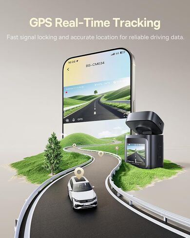BASEUS VD1 Pro Dash Cam الأمامي والخلفي ، كاميرا اندفاعة 4K+1080P للسيارات ، وضع وقوف السيارات الخالي من الأسلاك ، Vision Starvis Night ، بطاقة 32 جيجابايت ، واي فاي 5 جيجا هرتز ، GPS ، زاوية بعرض 170 درجة ، التحكم الصوتي in Saudi Arabia