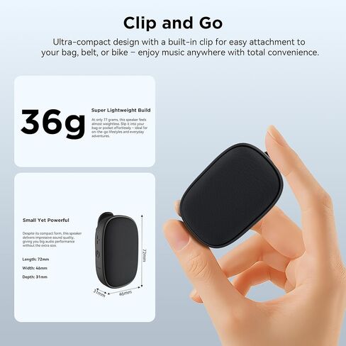مكبرات صوت بلوتوث المحمولة - مكبرات صوت صغيرة مع صوت HD 6W ، إقران TWS ، 6H وقت البلوتوث 6.0 مكبرات صوت خارجية لاسلكية لحفلات المنزل ، شاطئ متعة in Kuwait