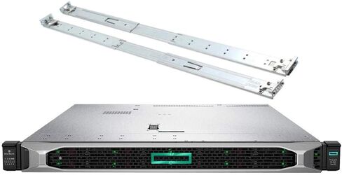 HP ProLiant DL360 Gen10 Server Bundle with 2 x Silver 4110 8 Core CPUs, 512GB RAM, 15.36TB SATA Enterprise SSDs, RAID, Rail Kit in Saudi Arabia
