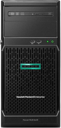 HP Proliant ML30 Gen10 Tower Server حزمة مع Xeon E-2136 ، 128GB DDR4 ، 8TB SSD ، RAID ، Windows Server 2019 Standard in Kuwait