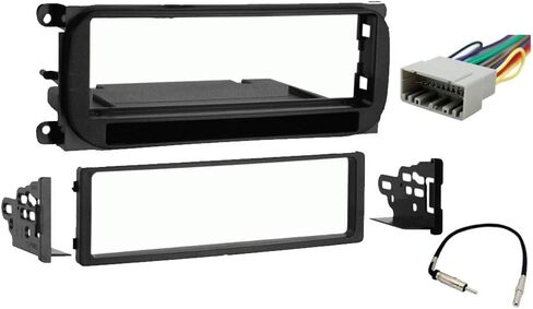 Ammarony Audio متوافق مع Jeep Grand Cherokee 2002 2003 2004 Single Din Stereo Harness Radio Kit Thas Thas in Saudi Arabia