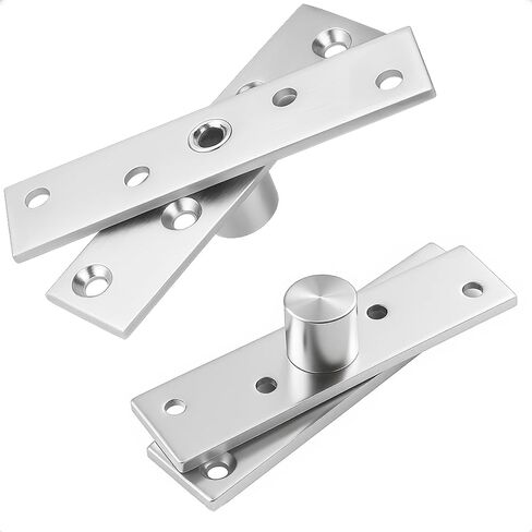 TamBee Door Pivot Hinge Heavy Duty Detent Hidden Bookcase Hinges Secret Door Hinges Stainless Steel Invisible Door Hinge Hardware with Hold Open in Kuwait