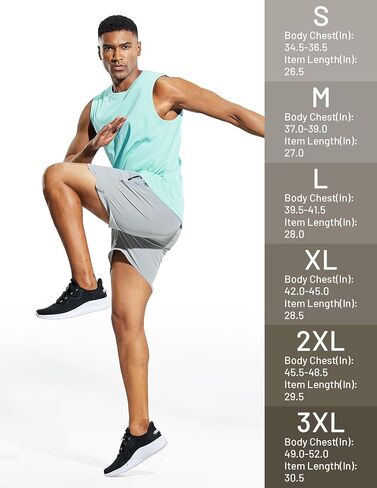 MIER Men's Workout Tank Tops UPF 50+ Swim Shirts Quick Dry Running Sleeveless UV Protection Muscle Tees in Saudi Arabia