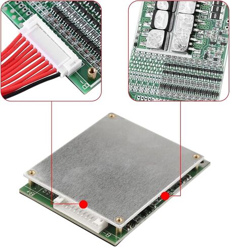 لوح حماية البطارية قطعة واحدة من Flylin، لوح حماية البطارية 4S 100A 12V BMS مع توازن LiFePO4 وحدة تحكم شحن فوسفات الحديد الليثيوم LFP (4S 100A 12V) in Kuwait