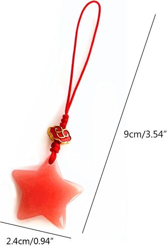 Glow in Dark Star Pendant Phone Chain Charm Hanging Rope Lovely Phone Strap Bag Decoration Lanyards Keychain Accessory in Saudi Arabia
