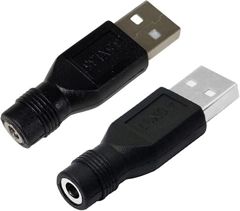 NUEAYMS Portable 5V USB to Adapter USB A Male to 3.5x1.35mm/4.0x1.7mm Female Connector for Small Or USB Electronics Charging in Saudi Arabia