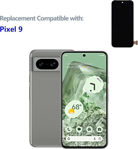 شاشة OLED LCD متوافقة مع Google Pixel 9 [6.3 "] G2YBB ، GUR25 ، G1B60 BUSITION DIGITIZER ANDRELLESTION ATTORIAL ATTRODAL in Kuwait