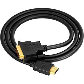 DVI إلى HDTV كابل HDMI إلى DVI كابل متوافق 1.5M 300 سم 5M 4K 1080P 3D DVI D 24 1 PIN كابلات محول TV BOX DVD PCERSOR (5M) in Saudi Arabia
