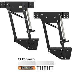 Mixer Lift for Cabinet, Appliance Lift for Cabinet with Soft-Close Spring-Loaded Locking Mechanism and Mounting Base, Shelf Not Included, Lift Assist for Mixers, Blenders, and More (Matte Black) in Saudi Arabia