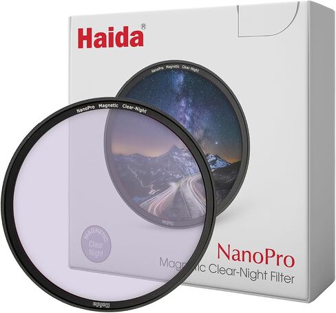 Haida Magnetic Multi-Coating Clear-Night Filter NanoPro Optical Glass Enhances Visibility Light Pollution Reduction for Sky/Star Without Adapter Ring (77MM) in Saudi Arabia