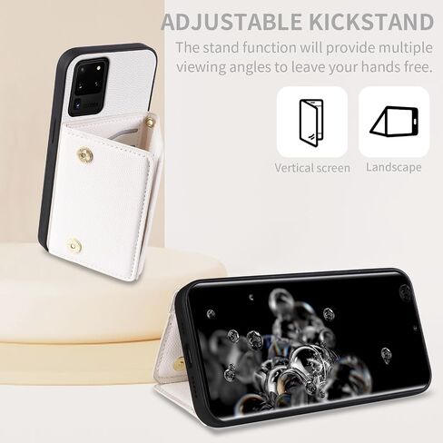 علبة الهاتف لـ Samsung Galaxy S20 Ultra 5G Wallet Wallet مع حزام كتف Crossbod in Saudi Arabia