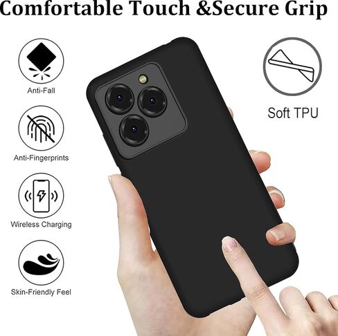حالة جرائمتم لـ Ulefone Note 20 Pro مع واقي واحد على الشاشة ، ومرنة TPU Silicone رقيقة رقيقة رقيقة [مضادة للخلع] in Kuwait