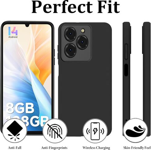 حالة جرائمتم لـ Ulefone Note 20 Pro مع واقي واحد على الشاشة ، ومرنة TPU Silicone رقيقة رقيقة رقيقة [مضادة للخلع] in Kuwait