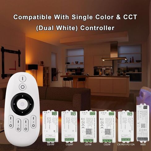 2.4g اللاسلكية 4 مناطق اللمس RF Remote لوحدة التحكم CCT - متوافقة مع WB5 ، LM052 ، LM053 ، C02W ، C02Z ، C02RF in Kuwait