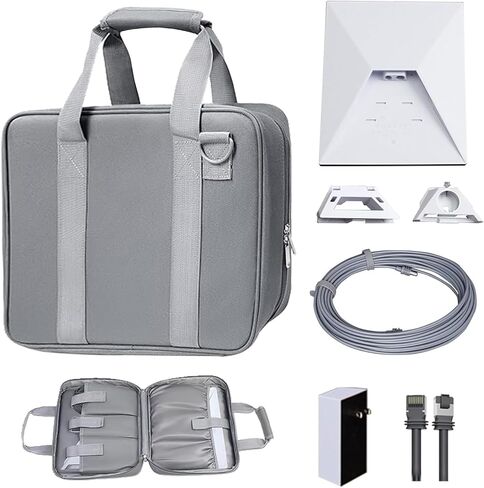 Starlink Gen 3 Satellite RV Carry Bag for Starlink V3 dish antenna and all accessories，Water-Resistant Dustproof Fabric large space，Easy to Carry for Outdoor RV Travel and Camping（Gen 3 Gray） in Kuwait