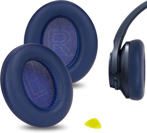 Geekria QuickFit Replacement Ear Pads for Anker Soundcore Life Q20, Q20+, Q20i, Life 2 Headphones Earpads (Not Fit for Life 2 Neo), Headphones Ear Cushions, Ear Cups Cover Repair Parts (Black) in Saudi Arabia