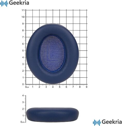 Geekria QuickFit Replacement Ear Pads for Anker Soundcore Life Q20, Q20+, Q20i, Life 2 Headphones Earpads (Not Fit for Life 2 Neo), Headphones Ear Cushions, Ear Cups Cover Repair Parts (Black) in Saudi Arabia