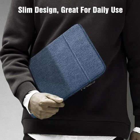 Tablet Sleeve Bag Water-Resistant Case Cover Fits Upto 11.6 inch Tablets for Samsung/Lenovo/Galaxy Tab A9 Plus/S8/S9/Realme Pad/Honor Pad X9/Xiaomi Mi pad 6/Redmi Pad/Oneplus Pad(Blue) in Saudi Arabia