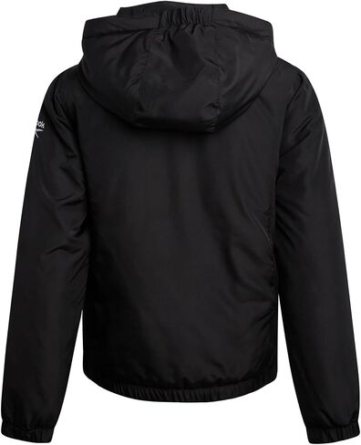 Reebok Girls' Jacket - Weather Resistant Polar Fleece Lined Windbreaker Coat, Storm Guard Hood - Light Jacket for Girls, 7-16 in Saudi Arabia