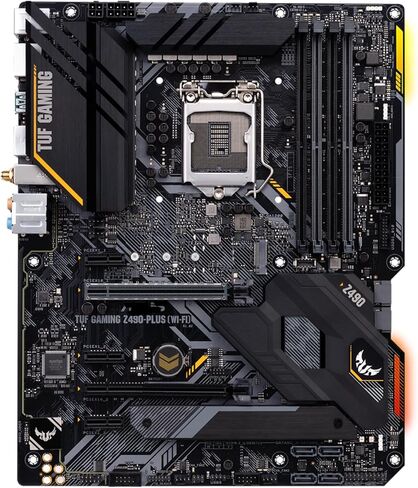 اللوحة الأم تناسب ASUS TUF Gaming Z490-Plus WiFi لـ Intel Z490 LGA 1200 مع درع اللوحة الخلفية I/O-تعبئة صناعية ， العبوة غير الأصلية in Saudi Arabia