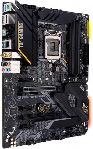 اللوحة الأم تناسب ASUS TUF Gaming Z490-Plus WiFi لـ Intel Z490 LGA 1200 مع درع اللوحة الخلفية I/O-تعبئة صناعية ， العبوة غير الأصلية in Saudi Arabia