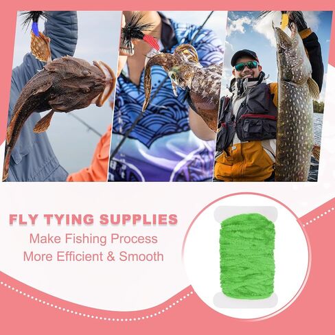 Patikil Chenille Fly Rayon Chenille Fly Tying Tying Line Line Fly Thread Supplies in Saudi Arabia