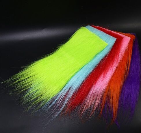 حزمة من 1 شعر حرفة طويلة الفراء الفراء الألياف الذبابة مواد ربط in Kuwait