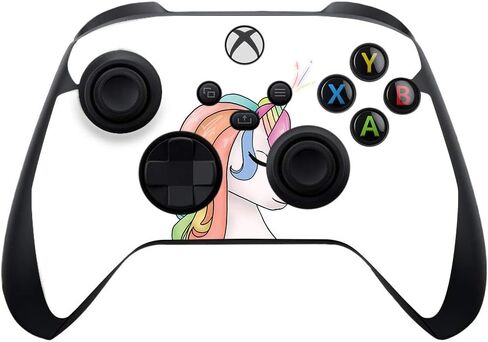 Skins Skins Mighty متوافق مع جهاز التحكم Xbox Series X و S - Unicorn Magic | غلاف الالتفاف الواقي ، الدائم ، والفريد من نوعه | من السهل تطبيق وتغيير الأنماط | صنع في الولايات المتحدة in Saudi Arabia