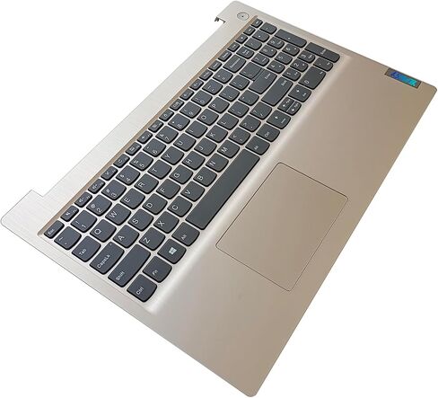 Replacement for Lenovo ideapad 3-15IIL05 81WE 3-15ITL05 81X8 Laptop Upper Top Cover Case Palmrest Not-Backlight Keyboard Touchpad Assembly Part SBB0X77935 5CB0X57656 5CB1D03627 Gold in Saudi Arabia