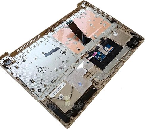 Replacement for Lenovo ideapad 3-15IIL05 81WE 3-15ITL05 81X8 Laptop Upper Top Cover Case Palmrest Not-Backlight Keyboard Touchpad Assembly Part SBB0X77935 5CB0X57656 5CB1D03627 Gold in Saudi Arabia