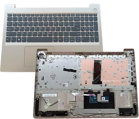 Replacement for Lenovo ideapad 3-15IIL05 81WE 3-15ITL05 81X8 Laptop Upper Top Cover Case Palmrest Not-Backlight Keyboard Touchpad Assembly Part SBB0X77935 5CB0X57656 5CB1D03627 Gold in Saudi Arabia