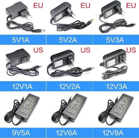 1 PCS AC 220V 110V إلى DC POWER ADAPTER 5V 12V 24V 9V 15V 13V LED LT TRANSPLER 5 12 24V 1A 2A 3A 5A 6A 8A لشريط السائق LED (24V ، 8A) in Saudi Arabia