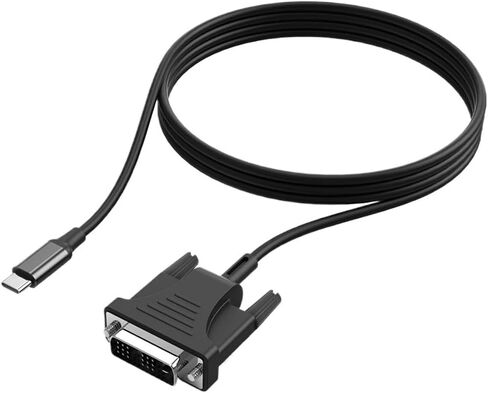 1080P USB C to DVI Cable TY>pe C to 24+1/24+5 DVI Cable for 3 Pro Projector M>oni>tor TV S8 S9 in Saudi Arabia