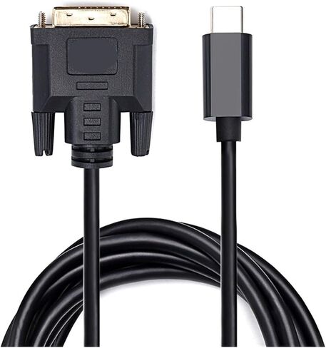 1080P USB C to DVI Cable TY>pe C to 24+1/24+5 DVI Cable for 3 Pro Projector M>oni>tor TV S8 S9 in Saudi Arabia