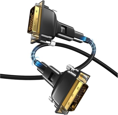 DVI من خلال كبل الألياف البصرية الألياف DVI 24+1 كابل كابل كابل كابل كبل الرقمي الكابل الرقمي (10) in Kuwait