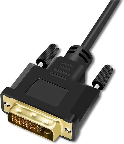 Full HD 1080P DVI D DVI to Adapter Video Cable Converter 24+1 25Pin to 15Pin Cable Converter for PC Computer M>oni>tor in Kuwait