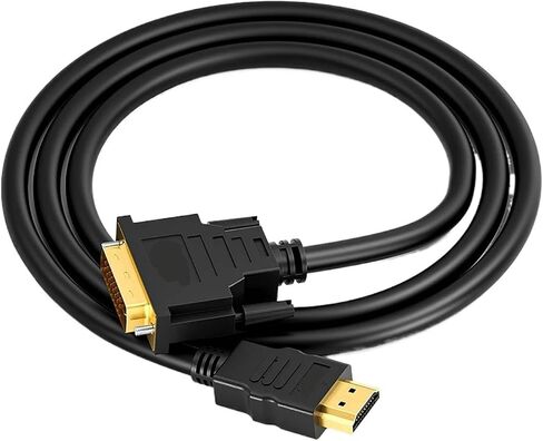 DVI إلى HDTV كابل HDMI إلى DVI كابل متوافق 1.5M 300 سم 5M 4K 1080P 3D DVI D 24 1 PIN كابلات محول TV BOX DVD PCERSOR (5M) in Saudi Arabia