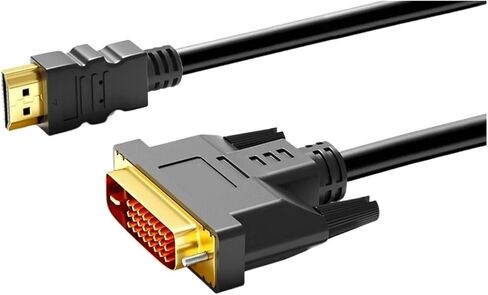 DVI إلى HDTV كابل HDMI إلى DVI كابل متوافق 1.5M 300 سم 5M 4K 1080P 3D DVI D 24 1 PIN كابلات محول TV BOX DVD PCERSOR (5M) in Saudi Arabia