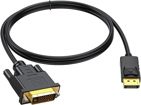 DP إلى DVI 24 1 محول الكبل DisplayPort 1080p DP إلى DVI CALLED CABLE لـ M> ONI> TOR Projector DisplayPort Cable 1.8m in Kuwait