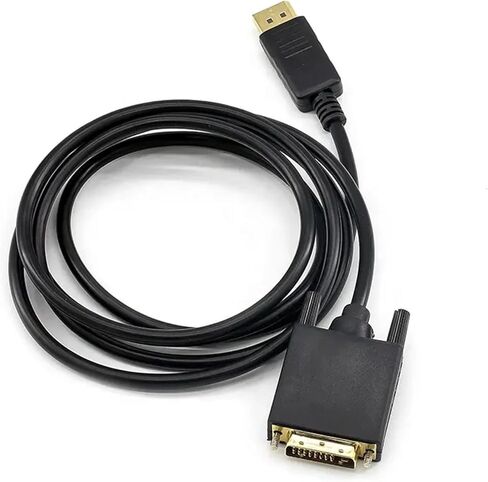 DP إلى DVI 24 1 محول الكبل DisplayPort 1080p DP إلى DVI CALLED CABLE لـ M> ONI> TOR Projector DisplayPort Cable 1.8m in Kuwait